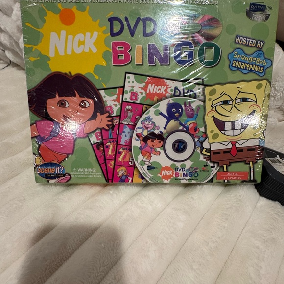 Nickelodeon DVD Bingo Game Dora Hosted by Spongebob New Age 4+ - Picture 8 of 9